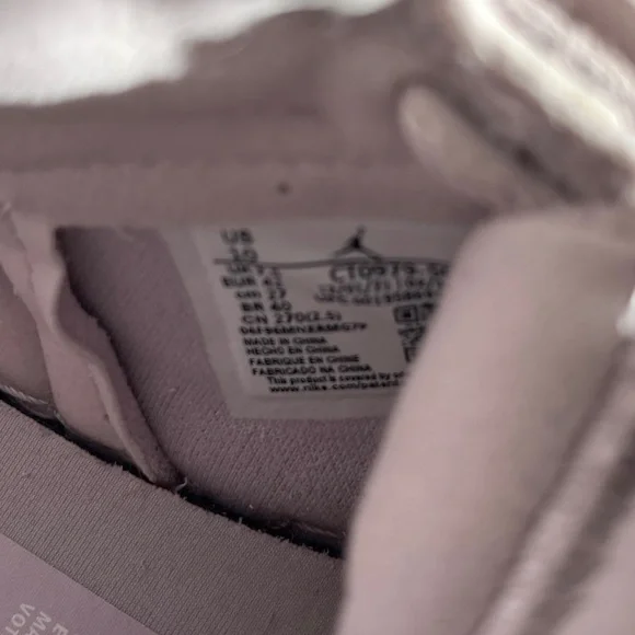 NWOT Women's Air Jordan 1 Zoom Air CMFT "Light lavender", size 10 - Picture 15 of 16
